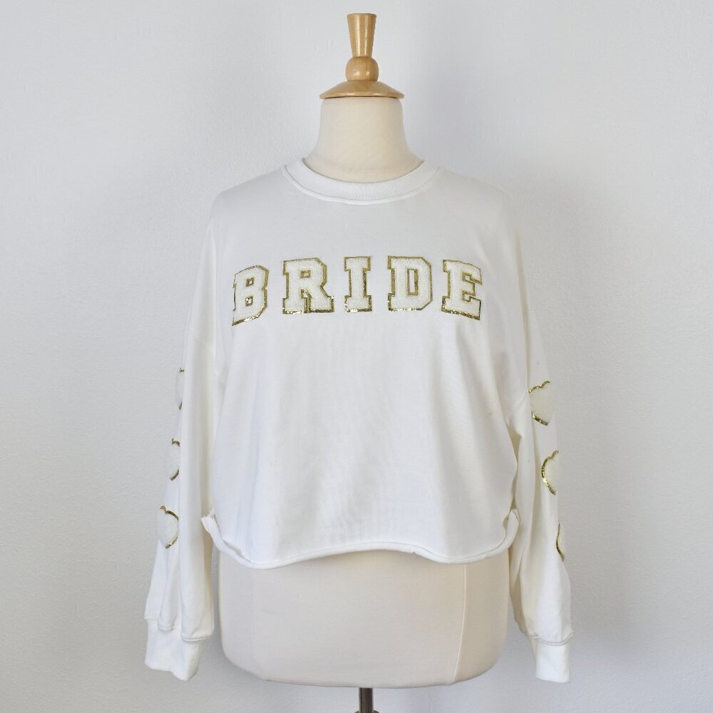 Baevely BRIDE Cropped Sweatshirt NEW - 2XL